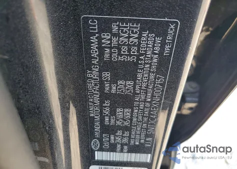 2022 Hyundai Santa Cruz Sel z USA, uszkodzony, nr VIN 5NTJC4AEXNH007157